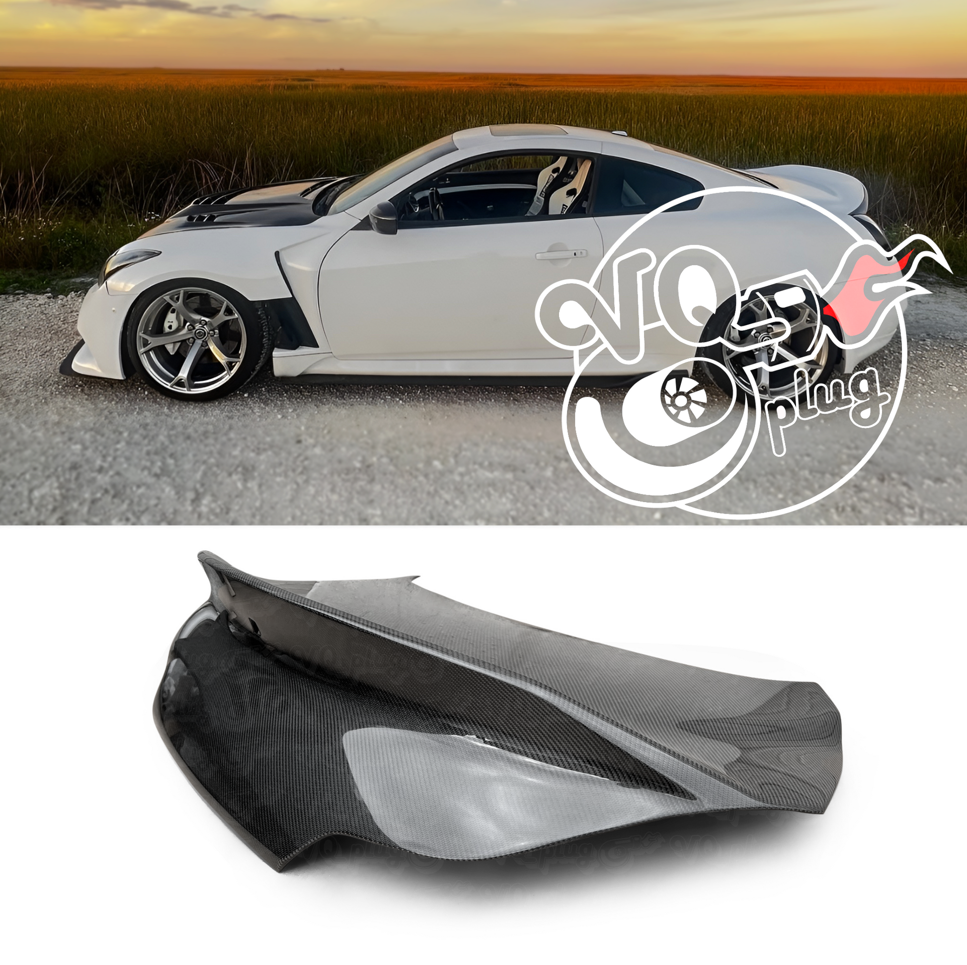 G37 Coupe Demon Style Carbon Fiber Trunk | VQ37VHR - Cosmetic, Coupe, Discount $30, Ebay, Free Shipping