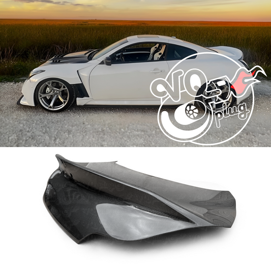 G37 Coupe Demon Style Carbon Fiber Trunk | VQ37VHR - Cosmetic, Coupe, Discount $30, Ebay, Free Shipping
