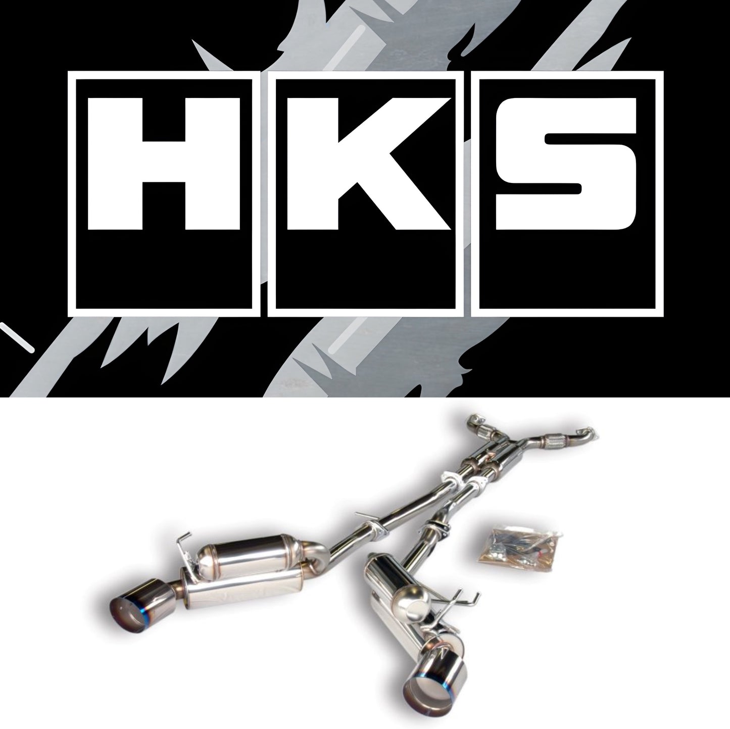 HKS 03-06 350z Dual Hi-Power Ti Tip Catback Exhaust