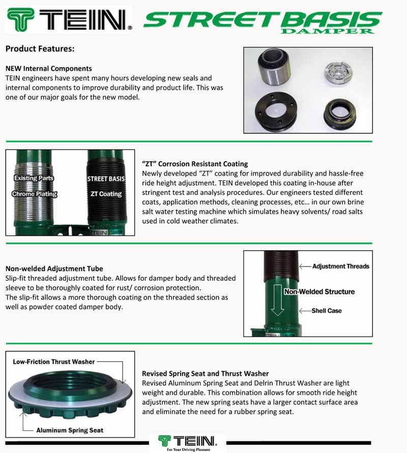 Tein G37/370Z Street Basis Z Coilovers