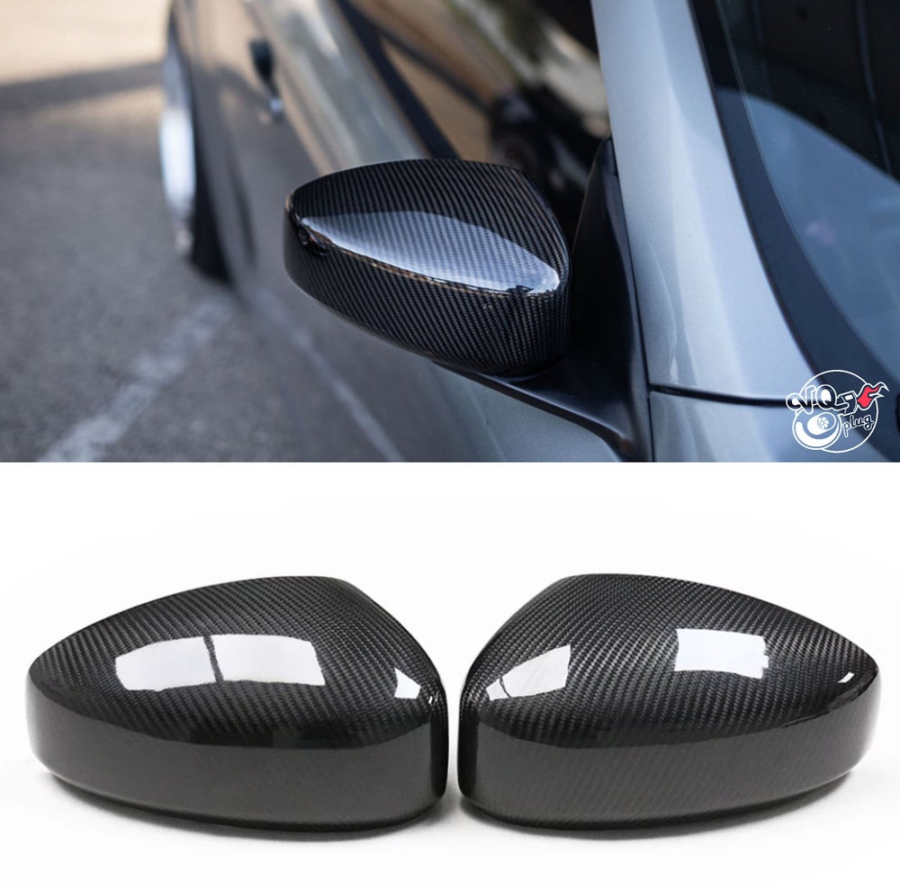 G35 Coupe Carbon Fiber Mirror Overlays