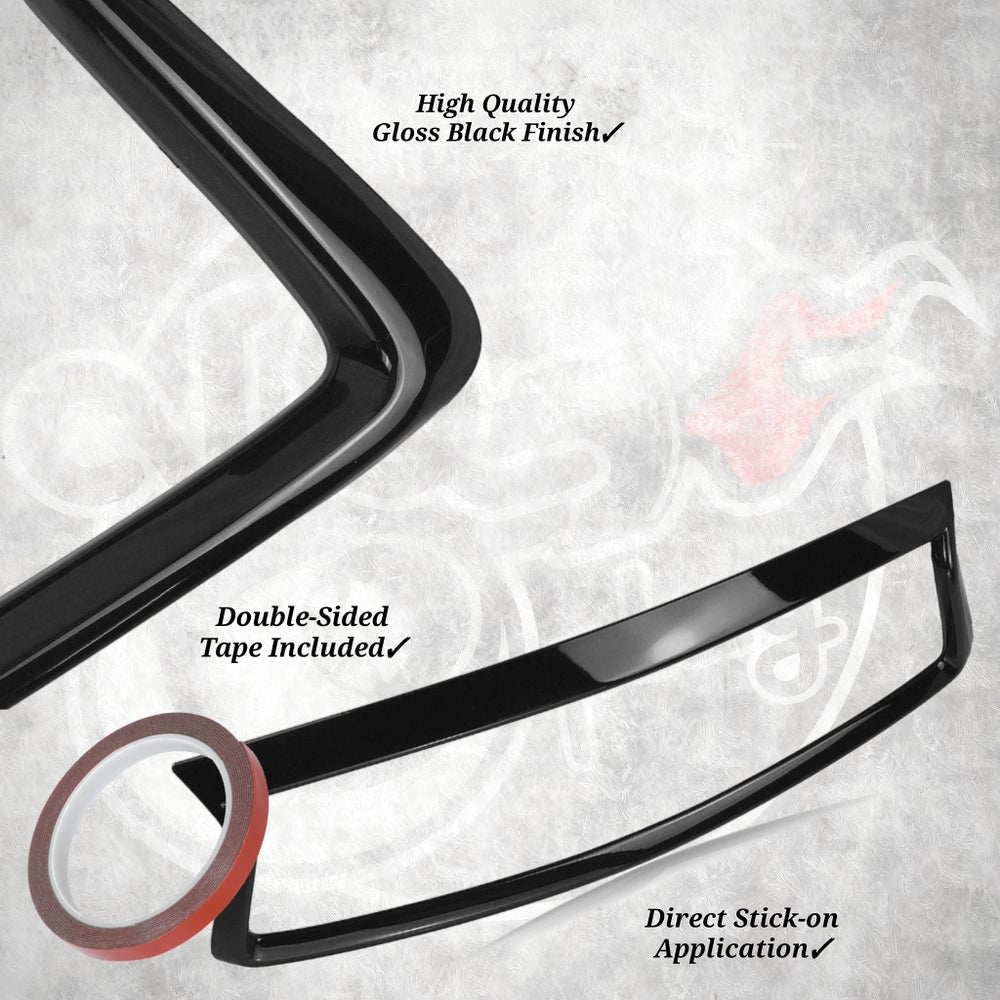 Q50 Gloss Black Grill Overlay - Gloss Black - Cosmetic, Discount $10, Ebay, Q50, Q50 / Q60 glossy black trim pieces