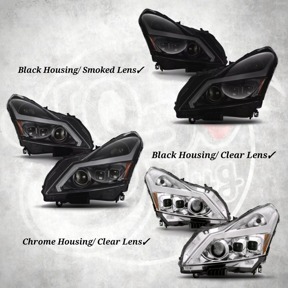 G37 Sedan LED Sequential Headlights - Competition Use, Cosmetic, Discount $20, Ebay, G37 car headlight options