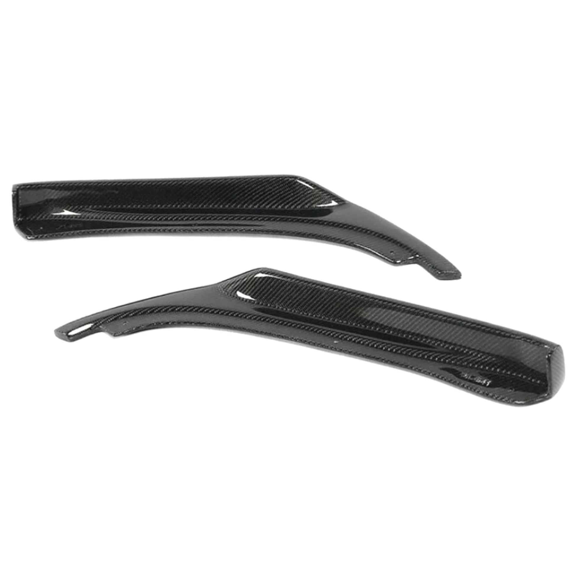 Q50 Real Carbon Fiber Side Corner Splitters - Cosmetic, Discount $10, Ebay, Q50, Q50 / Q60 carbon fiber car trim pieces