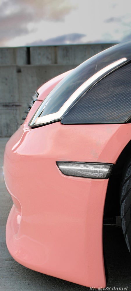 G35 Coupe Smoked Sequential White LED Side Markers - Competition Use, Cosmetic, Coupe, Discount $10, G35 salmon-colored