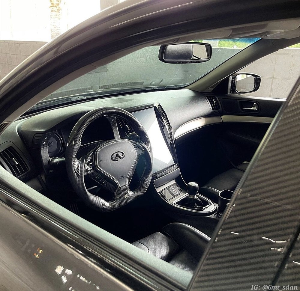 (07-08) G35 Sedan Carbon Fiber Window Pillars - Real Carbon Fiber / 2007-2008 G35 Sedan - Cosmetic, Discount $10, Ebay,