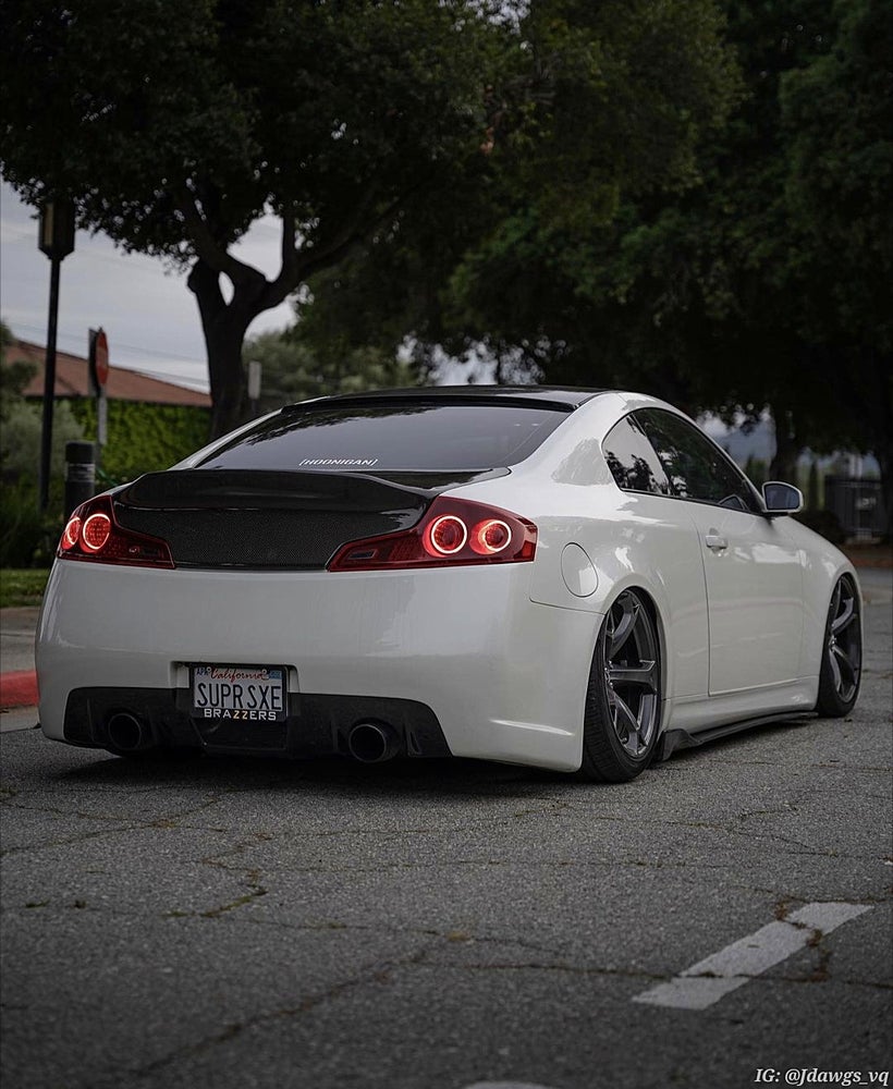 G35 Chargespeed Rear Bumper - G35 Chargespeed Rear Bumper - Bumpers, Coupe, Discount $30, G35, VQ35DE white coupe