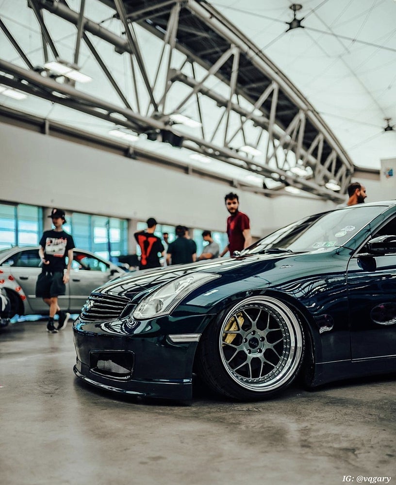 G35 Coupe Nismo Front Bumper - Bumpers, Cosmetic, Coupe, Discount $30, G35 dark blue infiniti g35 aftermarket