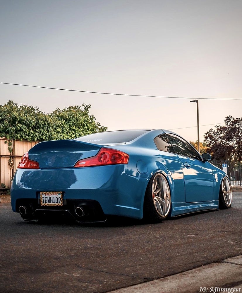 G35 Chargespeed Rear Bumper - G35 Chargespeed Rear Bumper - Bumpers, Coupe, Discount $30, G35, VQ35DE blue modified