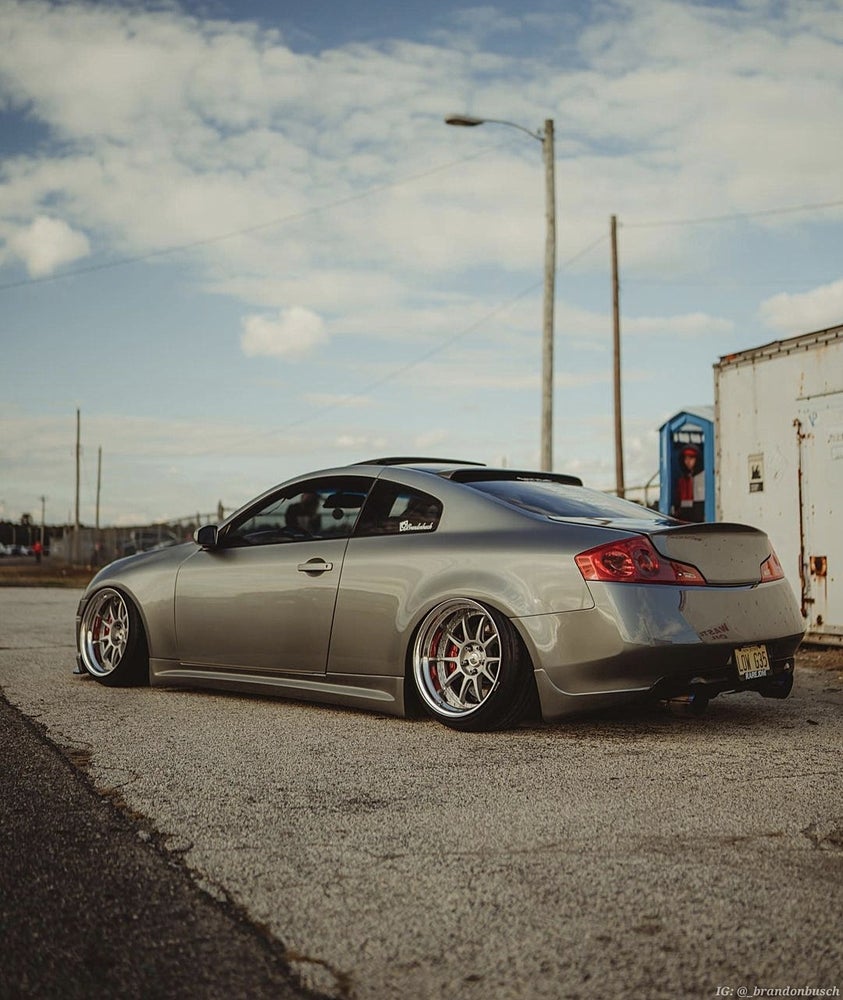 G35 Coupe Impul Side Skirts - G35 Coupe Impul Side Skirts - Bumpers, Cosmetic, Coupe, Discount $30, G35 gray lowered