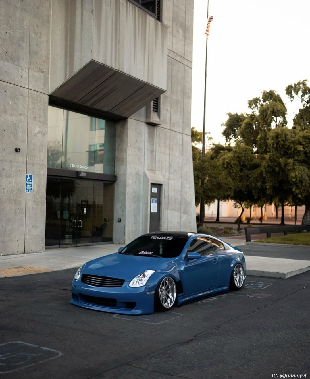 G35 Coupe Kuruma Z Front Bumper - G35 Coupe Kuruma Z Front Bumper - Bumpers, Cosmetic, Coupe, Discount $30, G35 blue