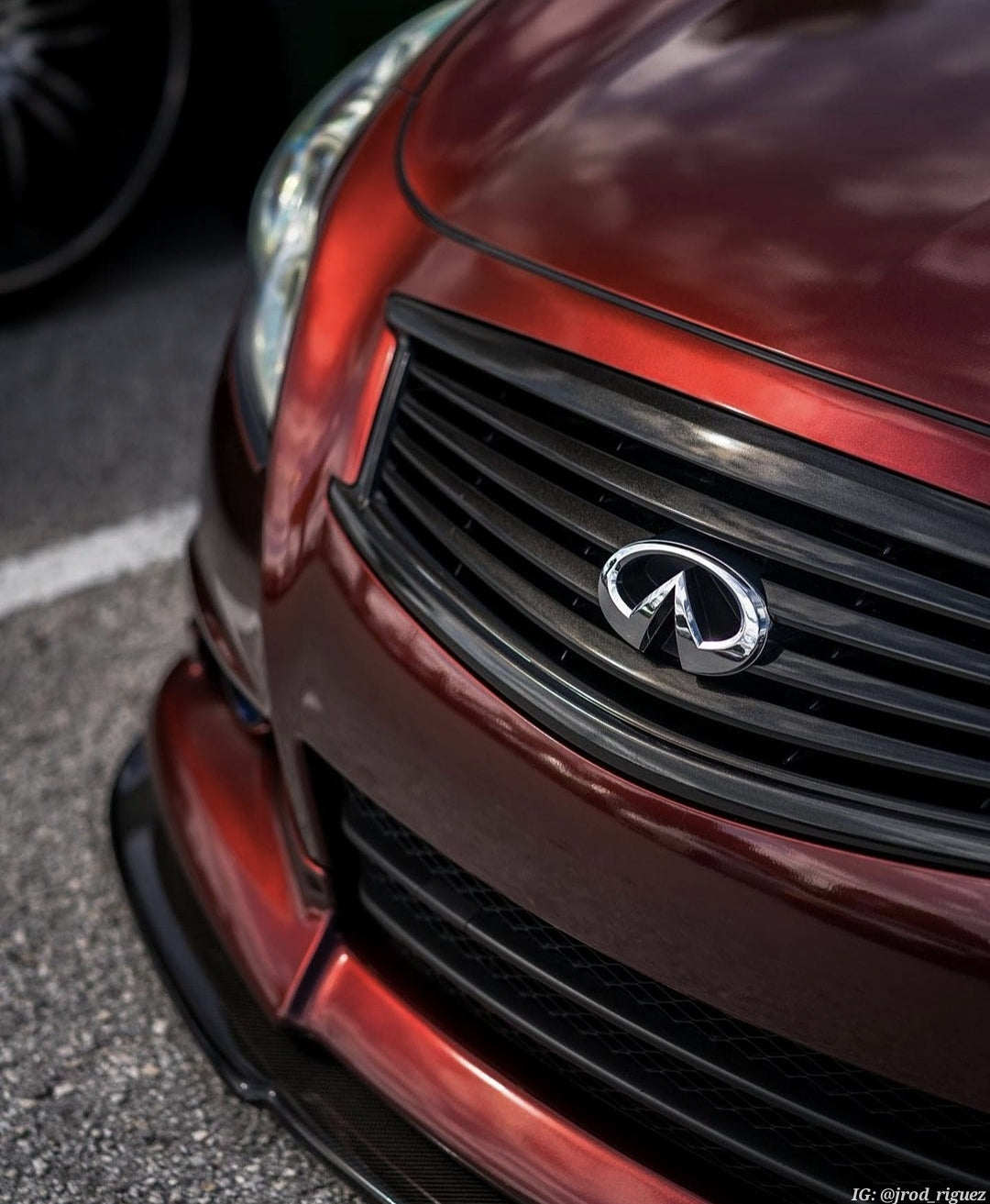 G37 Sedan Carbon Fiber OEM Style Grill - Cosmetic, Discount $20, Ebay, G37, Sedan maroon infiniti grill