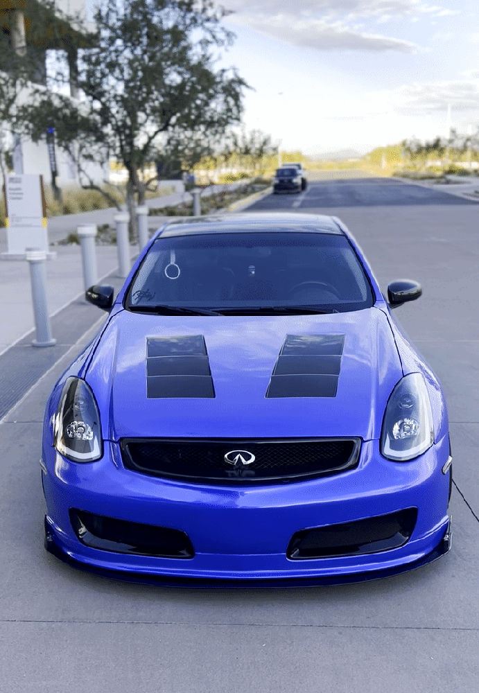G35 Coupe Clear Sequential White LED Side Markers - Competition Use, Cosmetic, Coupe, Discount $10, G35