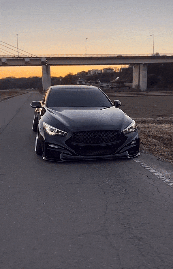 Q50 Gloss Black Grill Overlay - Gloss Black - Cosmetic, Discount $10, Ebay, Q50, Q50 / Q60