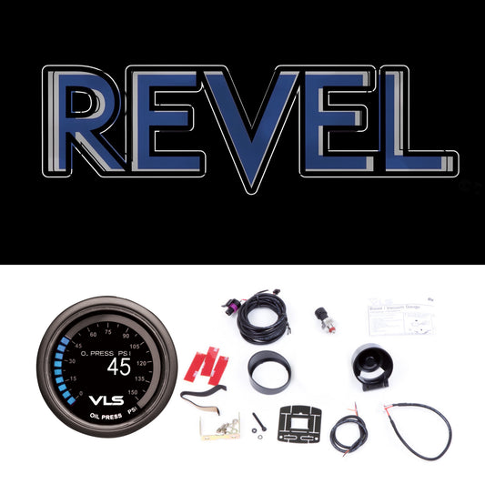 Revel G35/350Z/G37/370Z/Q50/Q60 VLS 52mm 0-150PSI Digital OLED Oil Pressure Gauge