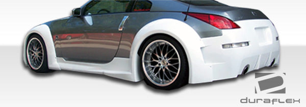 2003-2008 Nissan 350Z Z33 Duraflex B-2 Wide Body Rear Fender Flares - 2 Piece