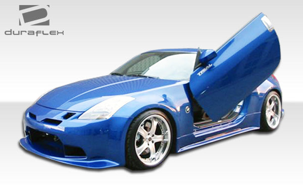 2003-2008 Nissan 350Z Z33 Duraflex C-2 Body Kit - 4 Piece - Includes C-2 Front Bumper Cover (100490) Drifter 2 Rear Bumper Cover (100492) Drifter 2 Side Skirts Rocker Panels (100493)