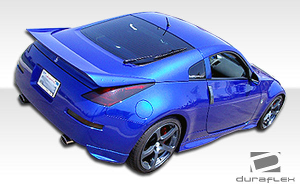 2003-2008 Nissan 350Z Z33 Duraflex N1 Body Kit - 5 Piece - Includes N-1 Front Bumper Cover (100495) N-1 Rear Add On Bumper Spat Extensions (100496) N-1 Side Skirts Rocker Panels (100497)