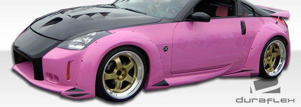 2003-2008 Nissan 350Z Z33 Duraflex Vader 3 Wide Body Front Bumper Cover - 1 Piece