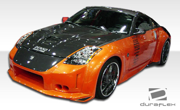 2003-2008 Nissan 350Z Z33 Duraflex Vader 3 Wide Body Front Bumper Cover - 1 Piece