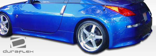 2003-2008 Nissan 350Z Z33 Duraflex V-Speed Body Kit - 4 Piece - Includes V-peed Front Bumper Cover (105646) V-Speed Side Skirts Rocker Panels (105647) V-Speed Rear Bumper Cover (105648)