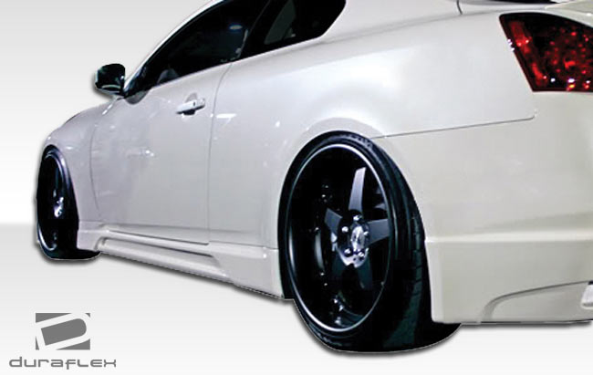 2008-2015 Infiniti G Coupe G37 Q60 Convertible Duraflex TS-1 Body Kit - 4 Piece - Includes TS-1 Front Bumper Cover (106421) TS-1 Side Skirts Rocker Panels (106422) Elite Rear Bumper Cover (108240)