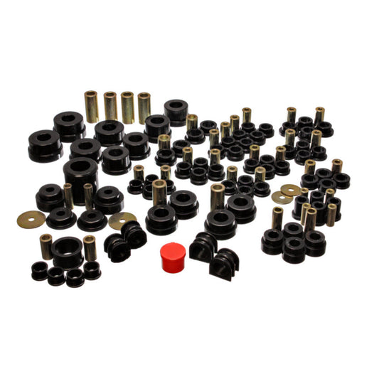 Energy Suspension 02-09 Nissan 350Z / 03-07 Infiniti G35 Coupe Black Hyper-Flex Master Bushing Set