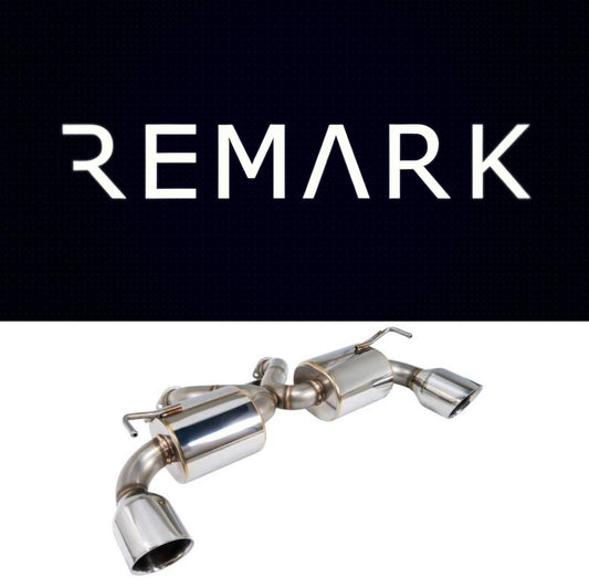 Remark Nissan 370Z (Z34) V2 Axle Back Exhaust w/Stainless Steel Double Wall Tip