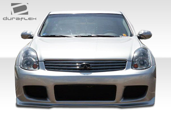 2003-2004 Infiniti G Sedan G35 4DR Duraflex GT Competition Body Kit - 4 Piece - Includes GT Competition Front Bumper Cover (100470) GT Competition Rear Lip Under Spoiler Air Dam (100471) GT Competition Side Skirts Rocker Panels (100472)