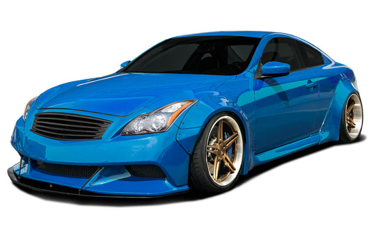 2008-2015 Infiniti G Coupe G37 Q60 Duraflex Circuit 75MM Fender Flares Kit - 4 Piece - Includes Duraflex Circuit 75MM Front Fender Flares (112609) - Duraflex Circuit 75MM Rear Fender Flares (112610)