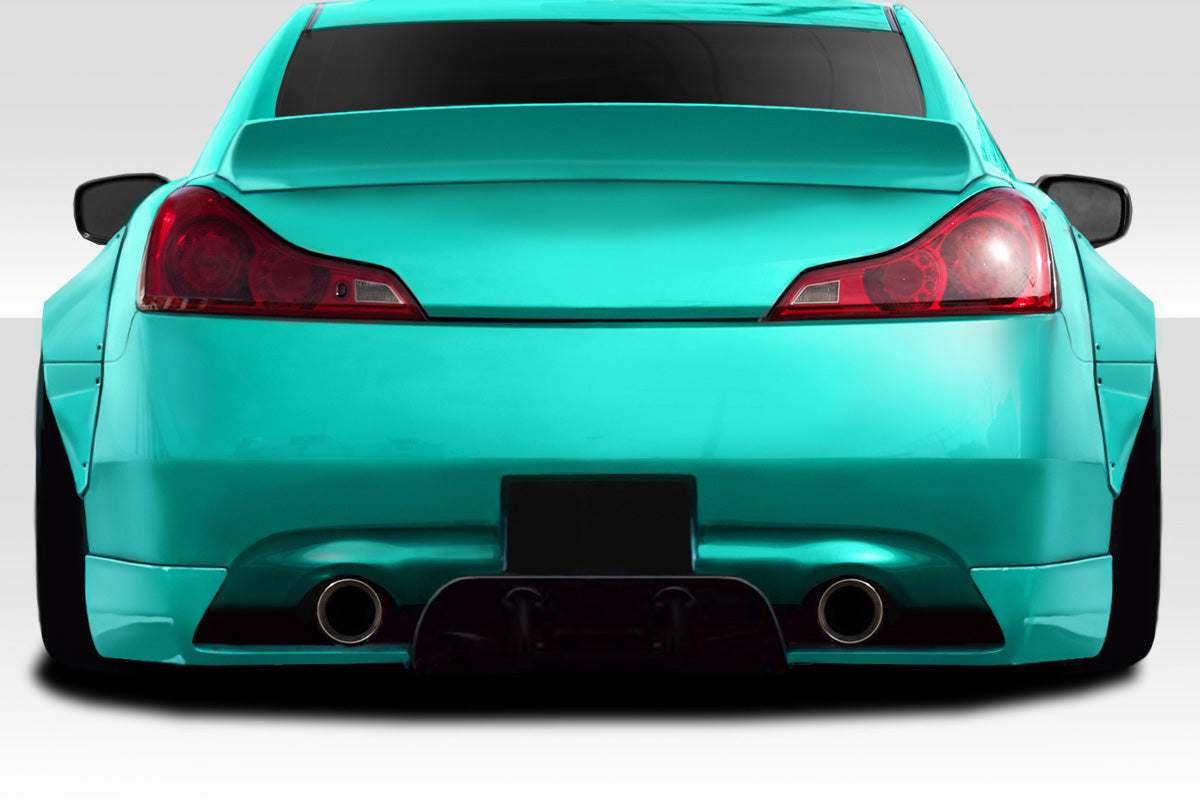 2008-2015 Infiniti G Coupe G37 Q60 Duraflex LBW Wide Body Kit - 7 Piece - Includes LBW Front Bumper (113526) LBW Front Splitter (113527) LBW Side Skirts (13530) LBW Rear Diffuser (113532)