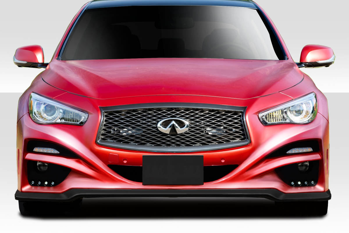 2014-2017 Infiniti Q50 Duraflex Impulse Kit - 4 Piece - Includes Impulse Front Bumper (113536) Impulse Side Skirts (113537) Impulse Rear Lip Spoiler (113538)