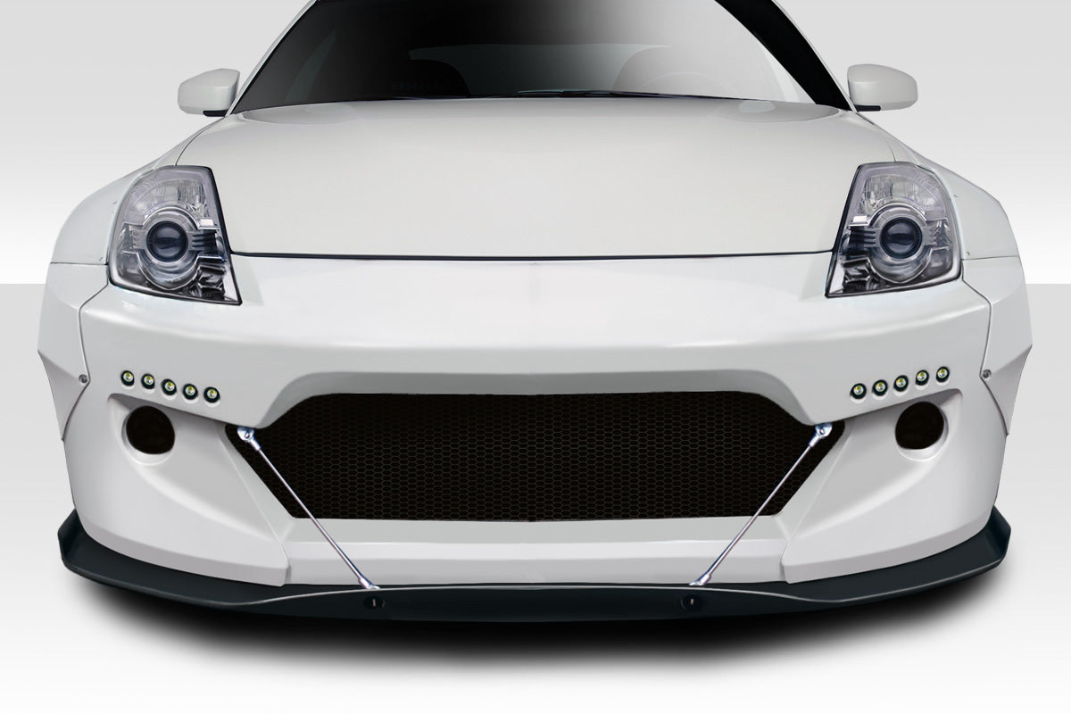 2003-2008 Nissan 350Z Z33 Duraflex RBS Kit - 9 Piece - Includes RBS Front Bumper (113541) RBS Front Splitter (113542) RBS Front Fender Flares (113544) RBS Rear Fender Flares (113545) RBS Rear Diffuser (113546)