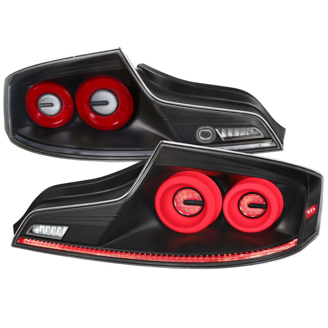Spec-D G35 Coupe Customizable LED Sequential Halo Tail Lights