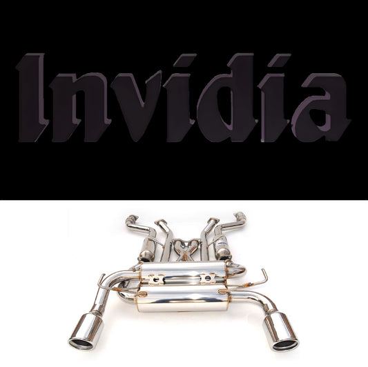 Invidia 03-06 Infiniti G35 Coupe Gemini Rolled Stainless Steel Tip Cat-back Exhaust