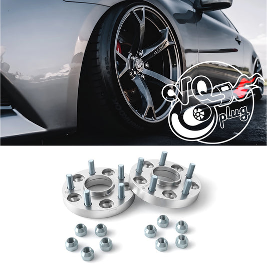 G/Z/Q Forged Aluminum Wheel Spacers - 350z, 370z, Competition Use, Cosmetic, Coupe wheel spacers lug nuts