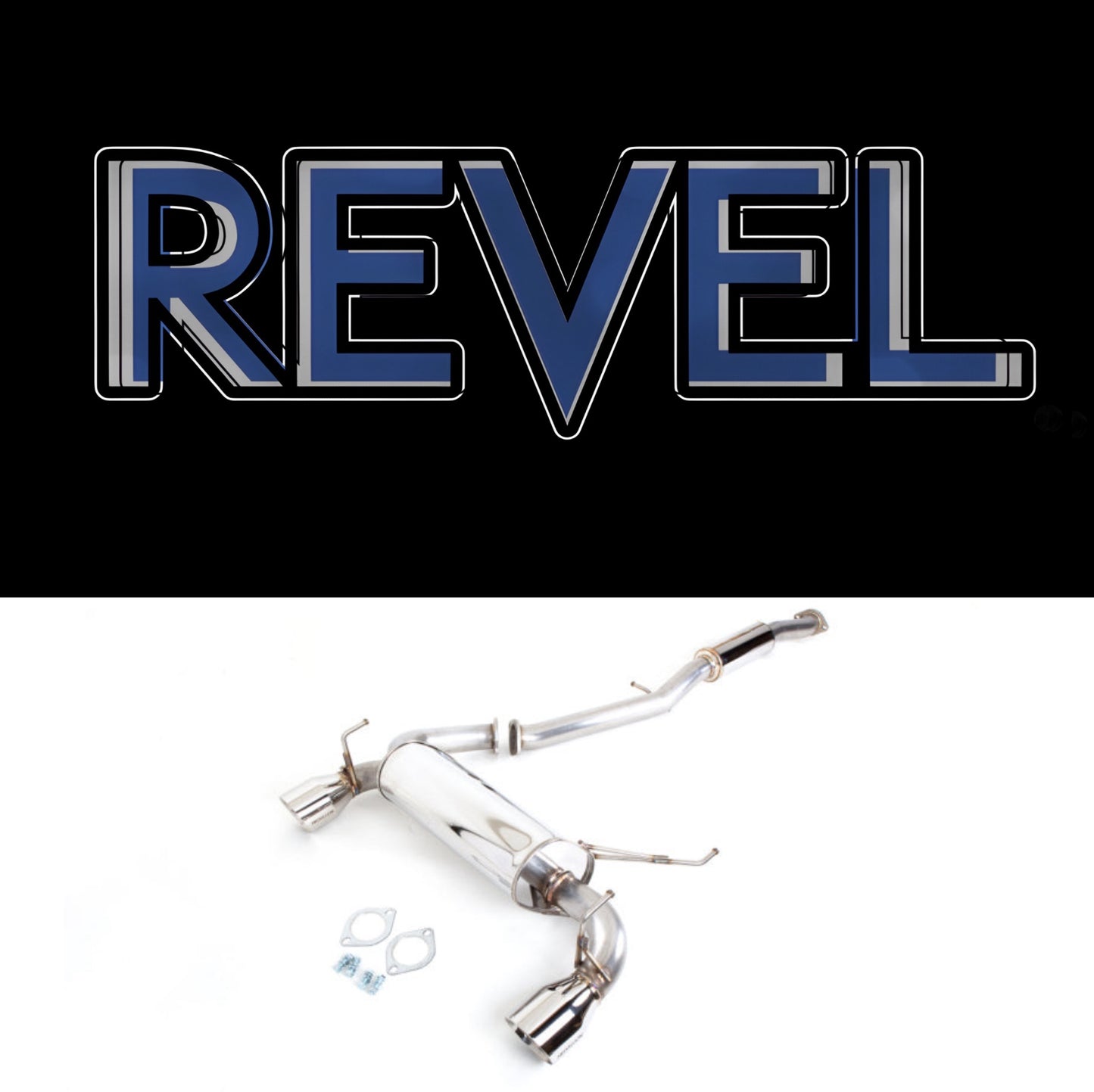 Revel 03-08 Nissan 350Z Medallion Touring-S Y-Back Exhaust - Single Canister/ Dual Tip