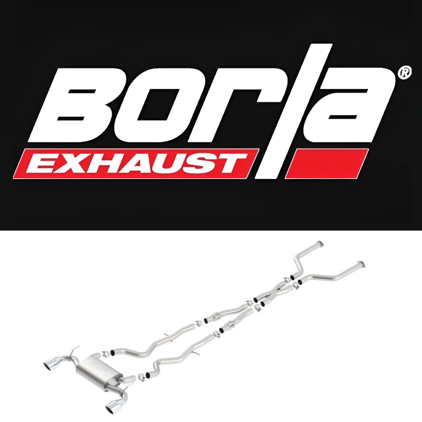 Borla 2017 Infiniti Q60S 3.0T V6 S Type Catback Exhaust