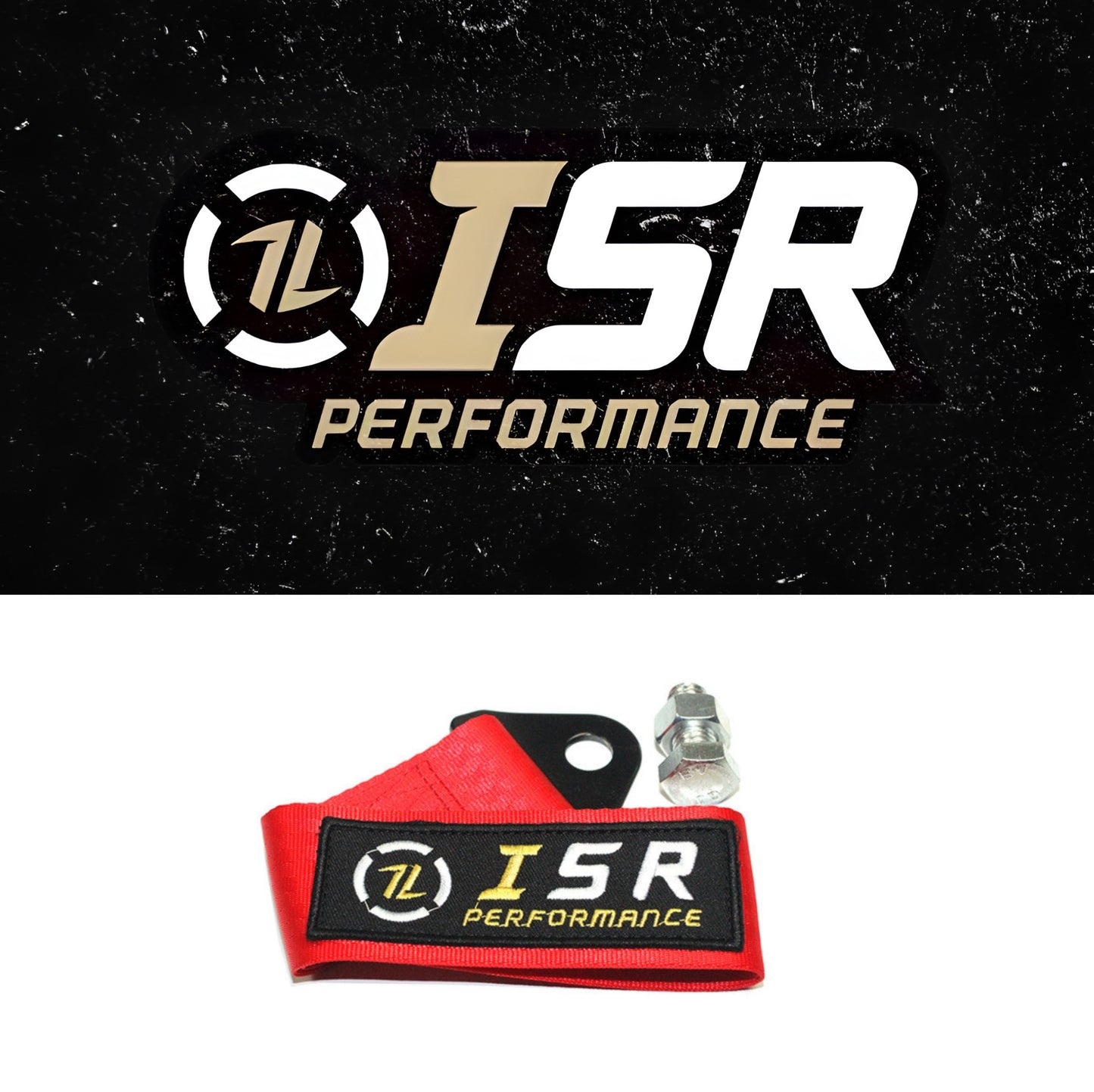 ISR Performance Universal Racing Tow Strap - Red