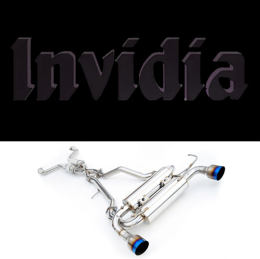 Invidia 02-08 Nissan 350z Gemini Single Layer Titanium Tip Cat-back Exhaust