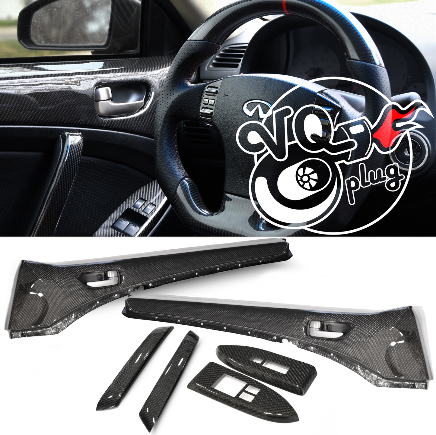 G35 Coupe Carbon Fiber Signature Interior Pack | G35 Coupe 2003-2007