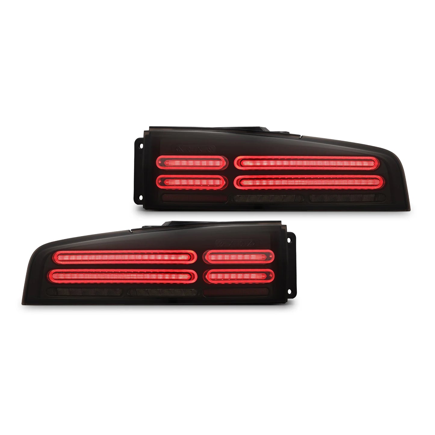 AlphaRex 23-25 Nissan Z Nova-Series Quad-Loop Style Prismatic LED Tail Lights - Alpha Black