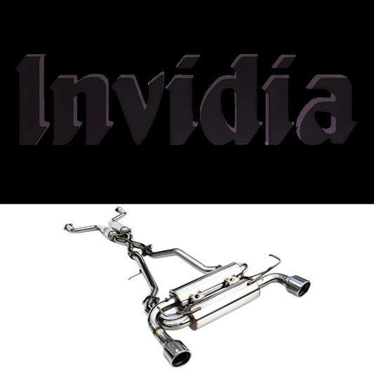 Invidia 09+ 370Z Gemini Rolled Stainless Steel Tip Cat-back Exhaust