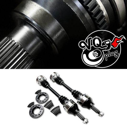 G35/350Z 1200HP Level 5 Direct Fit Pro-Level Rear Axle w/ 108mm CV and Conversion Plate (Pair)