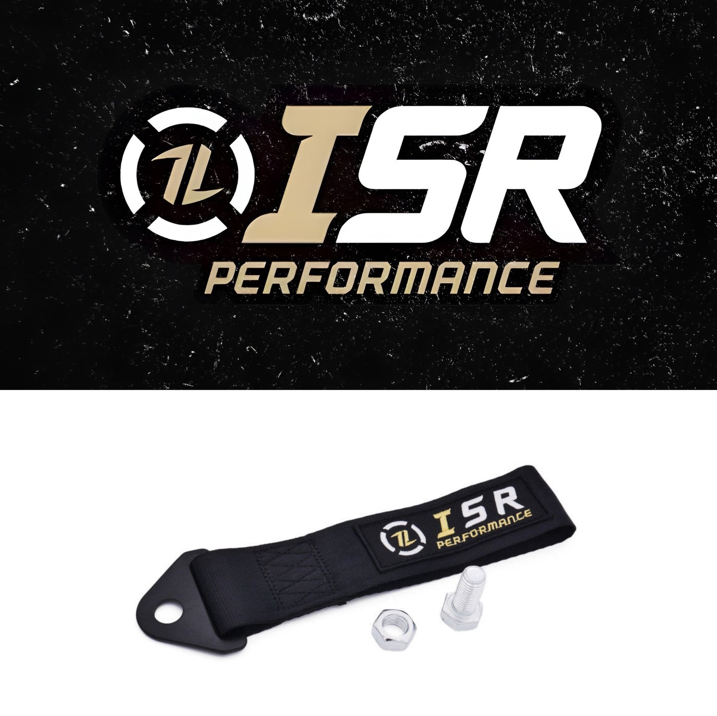 ISR Performance Universal Racing Tow Strap - Black