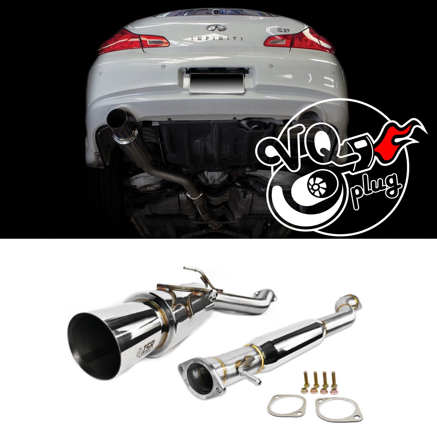 ISR Performance Single GT Exhaust - Infiniti G37 Sedan