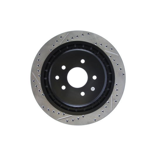 StopTech G37/370Z Akebono SportStop Slotted & Drilled Rear Right Rotor