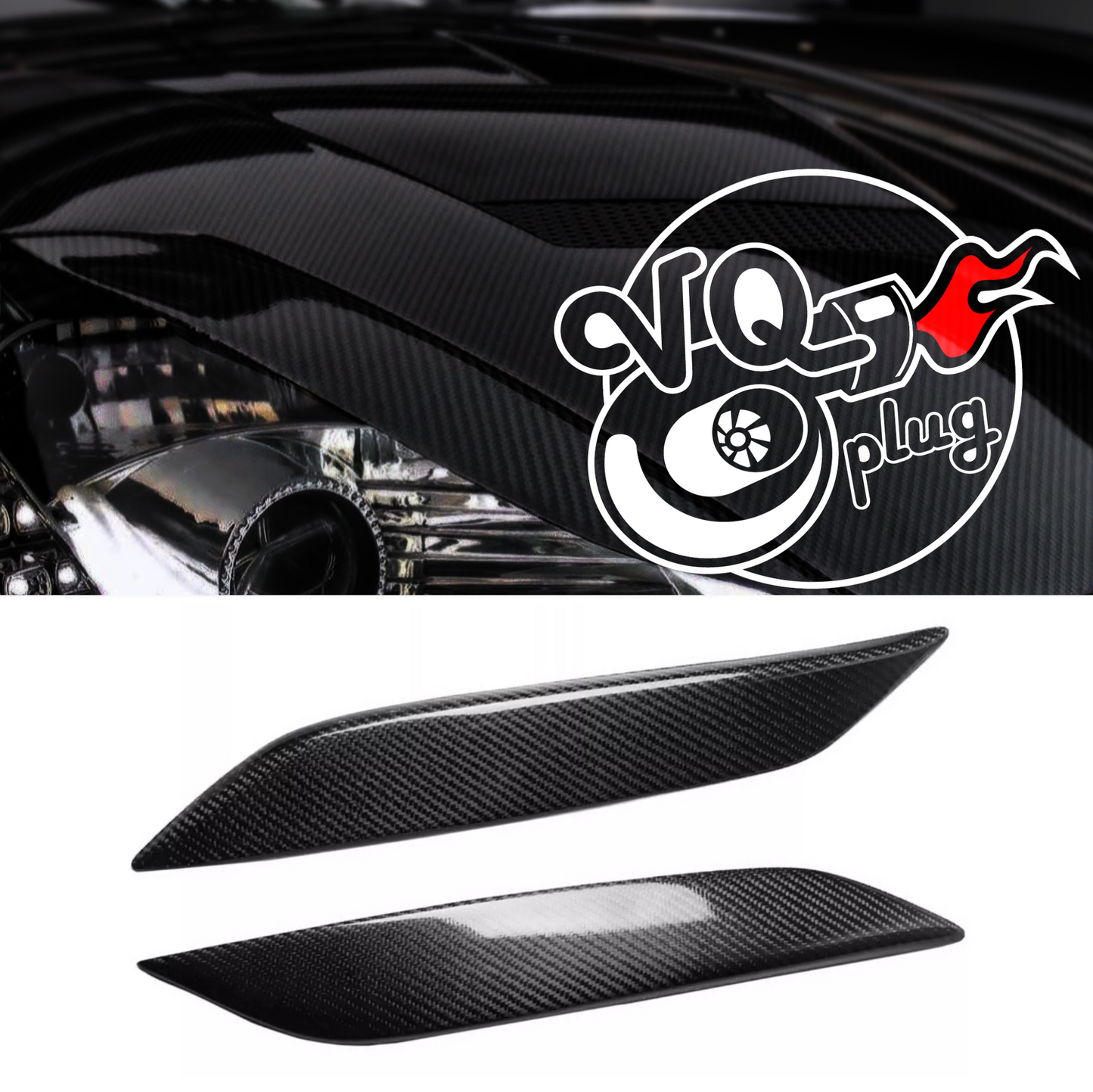 350Z Carbon Fiber Hard Cover Eyelids | 2003-2009 350Z