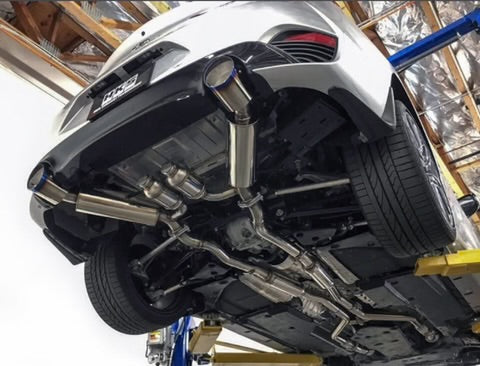 HKS 2017+ Infiniti Q60 (RWD) Dual Hi-Power Titanium Tip Catback Exhaust