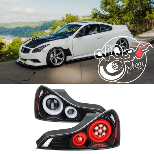 Spec-D G37/Q60 Coupe Customizable LED Sequential Halo Tail Lights